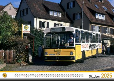 SHB-Kalender 2025: „…unterwegs mit Bus und Bahn“